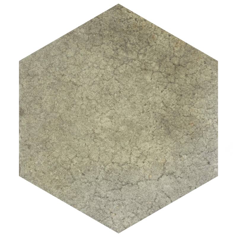 Merola Tile Heritage Hex Jungle 7" x 8" Porcelain Floor and Wall Tile