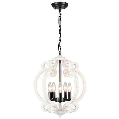 5-Light Candlestick Vintage Hanging Linear Chandelier Lighting Island Chandelier for Kitchen Island