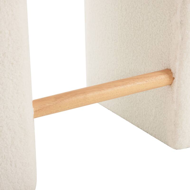 24''Boucle Stool Set Of 2