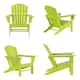 Laguna Classic Weather-Resistant Adirondack Chair (Set of 4) - Lime
