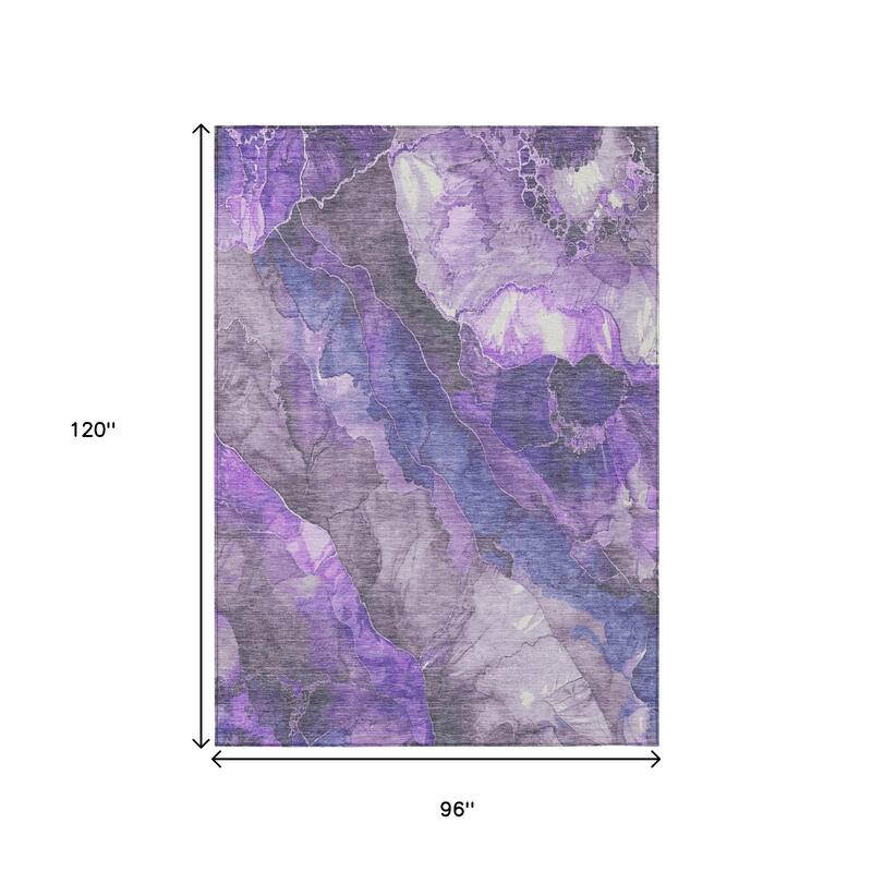 HomeRoots Floral Transitional Rectangle Outdoor Rug