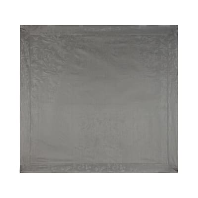 French Home Linen 68" x 120" Renaissance Tablecloth - Dark Grey