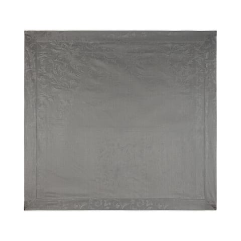 French Home Linen 68" x 120" Renaissance Tablecloth - Dark Grey