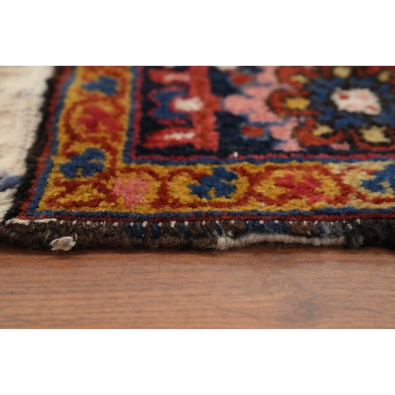 Hand Knotted Oriental 100% Wool Carpet Traditional Medallion Oranges & Rust Heriz Area Rug - 12' 10'' X 10' 2''