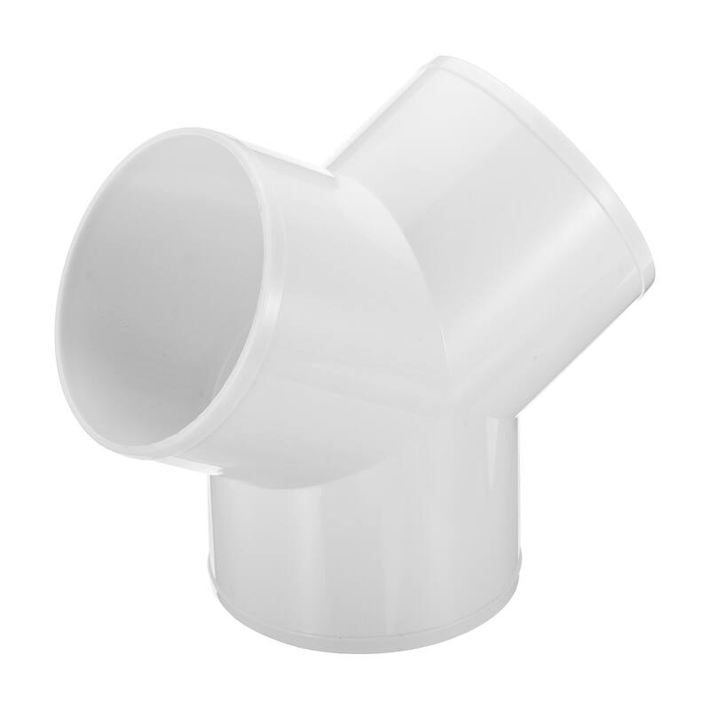 4 Inch 3 Way Duct Splitter Y Connector Air Vent Duct Connector - White