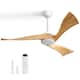 Option White with Natural Solid wood Blades