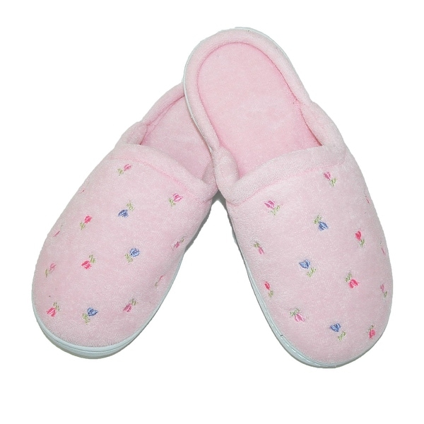 isotoner terry clog slippers