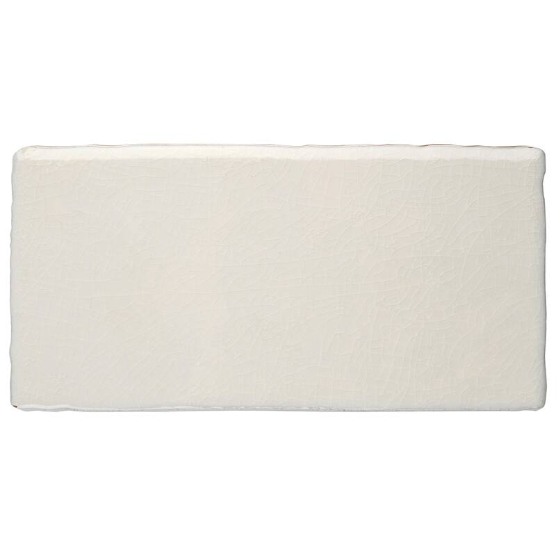 Merola Tile Antic Craquelle White 3" x 6" Ceramic Wall Tile