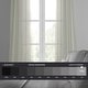 preview thumbnail 2 of 8, Exclusive Fabrics Aruba Striped Linen Sheer Curtain (1 Panel)