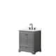 Option Dark Gray, Black Trim, Giotto Quartz Top