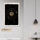 preview thumbnail 60 of 62, Astrology Map, Solar System Planets Modern Black Canvas Wall Art Print for Bedroom
