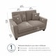 preview thumbnail 15 of 35, Stockton 61W Loveseat by Bush Furniture