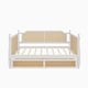 preview thumbnail 16 of 40, Wooden Rattan Daybed with 2 Drawers or Trundle