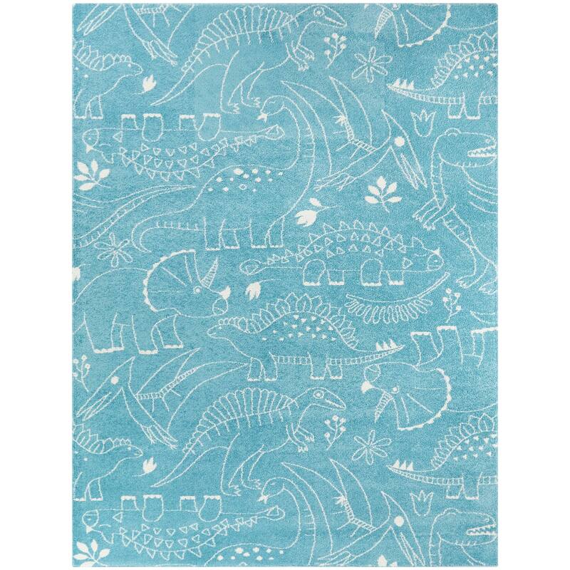 Mod-Tod Parker Dinosaur Kids Area Rug