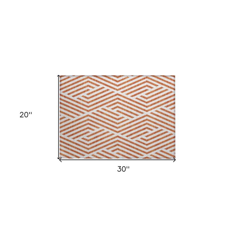 Mave Abstract Shapes Weather Resistant Classic Meets Modern Outdoor Rug