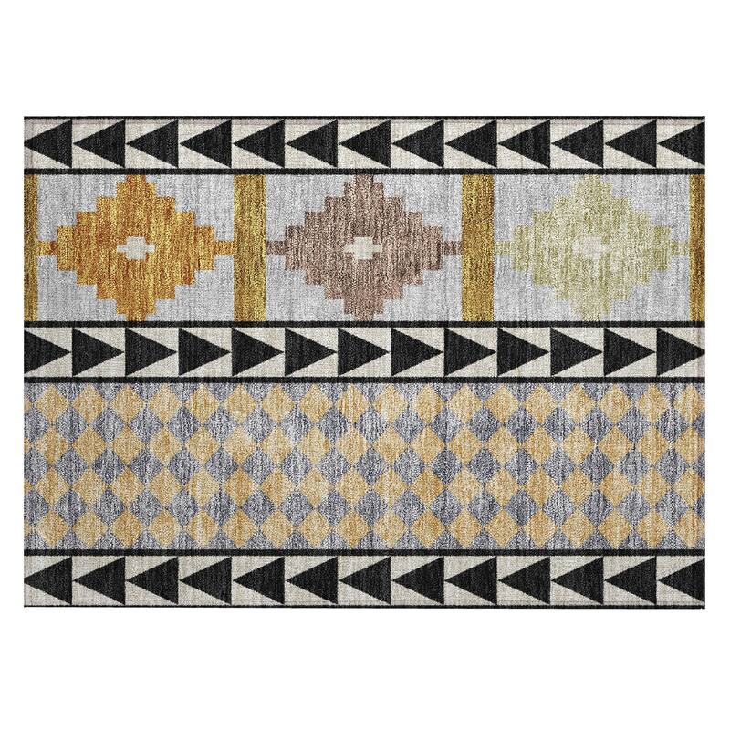 Machine Washable Indoor/ Outdoor Global Pima Chantille Rug