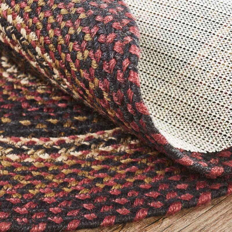 Beckham Jute Rug Oval w/ Pad 27x48 - 27" x 48" Oval