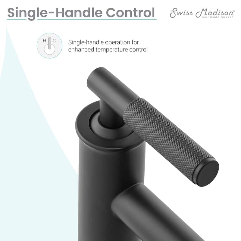 Avallon Single Hole, Single-Handle Sleek, High Arc Bathroom Faucet