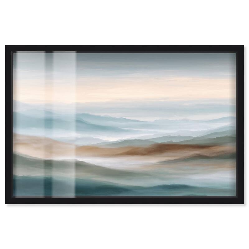 Nuance of the Range III Shadowbox by Art Remedy - Black - 45" x 30"