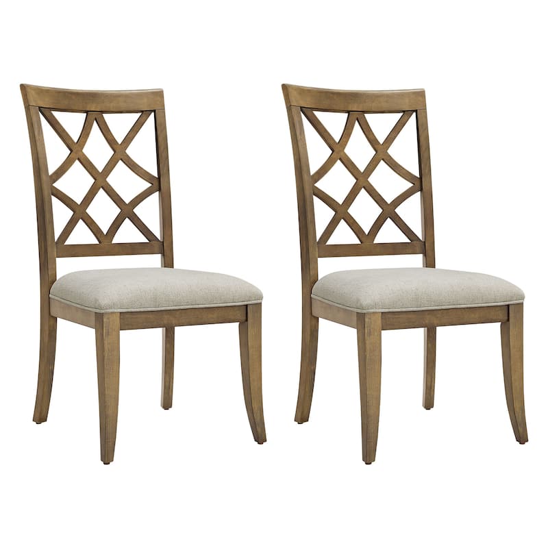 Set of 2 Mid-Century Retro Upholstered Dining Chairs