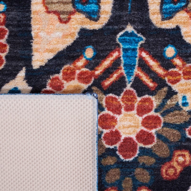 SAFAVIEH Riviera Machine Washable Slip Resistant Wilma Oriental Rug