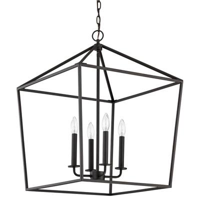 Nuvo Lighting 60/7931 Emma 4 Light 17" Wide Taper Candle Pendant