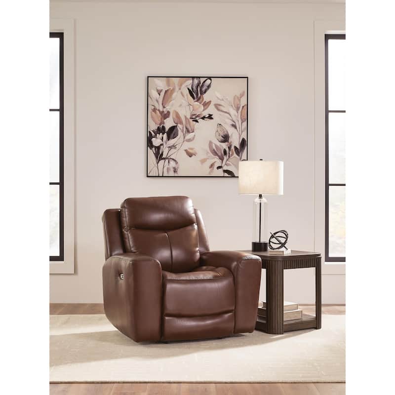 Signature Design by Ashley Mighty Moves Brown Power Recliner - Brown