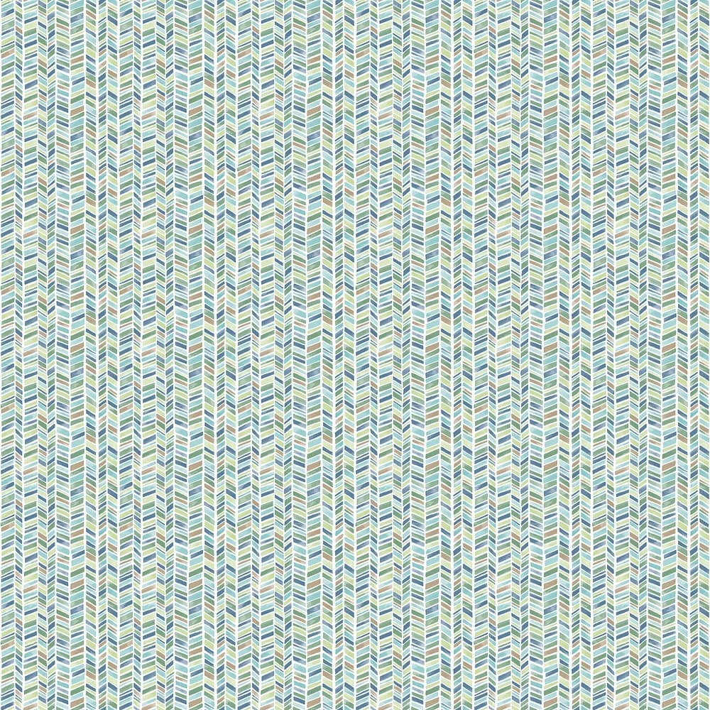 Galerie Wallcoverings Small Prints Stained Glass Stripe Non-woven Matte Wallpaper Roll