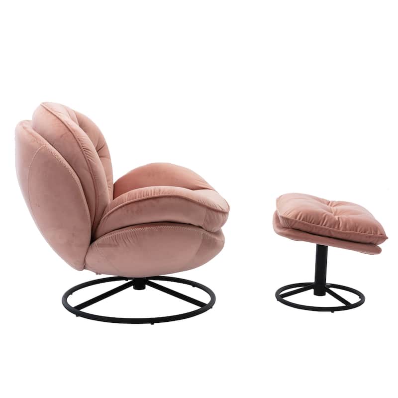 Accent chair TV Chair Living room Chair sofa with Ottoman