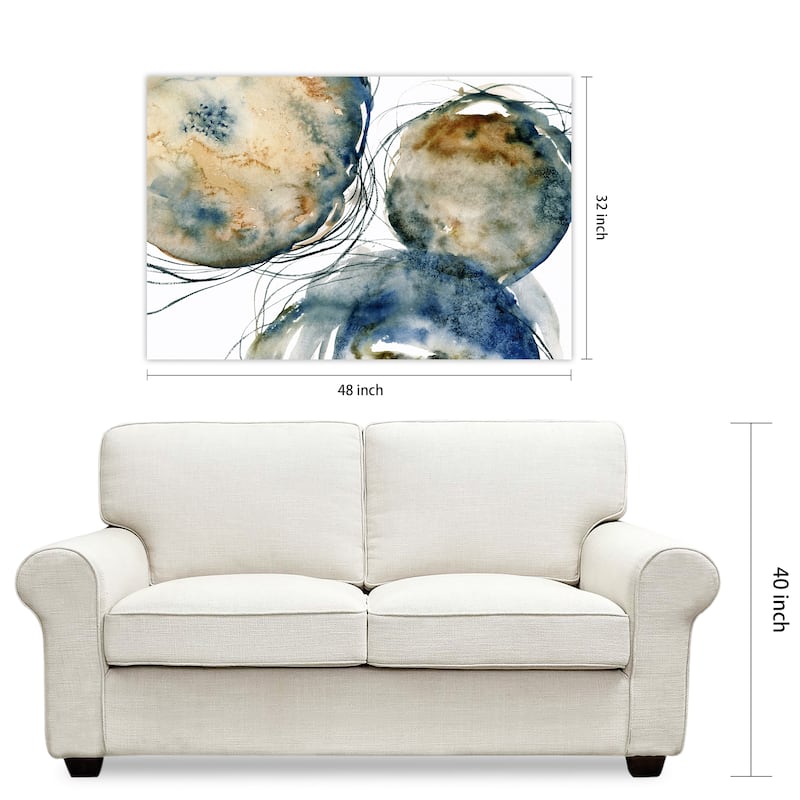 Empire Art"Hibernation I" Frameless Tempered Art Glass Wall Art