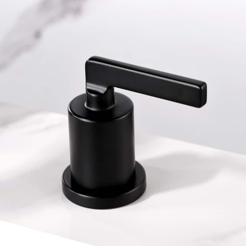 Luxier WSP04-T Widespread Bathroom Faucet with Pop-Up Drain