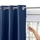 preview thumbnail 18 of 30, Ultimate Blackout 45-inch Short Length Grommet Curtain Panel
