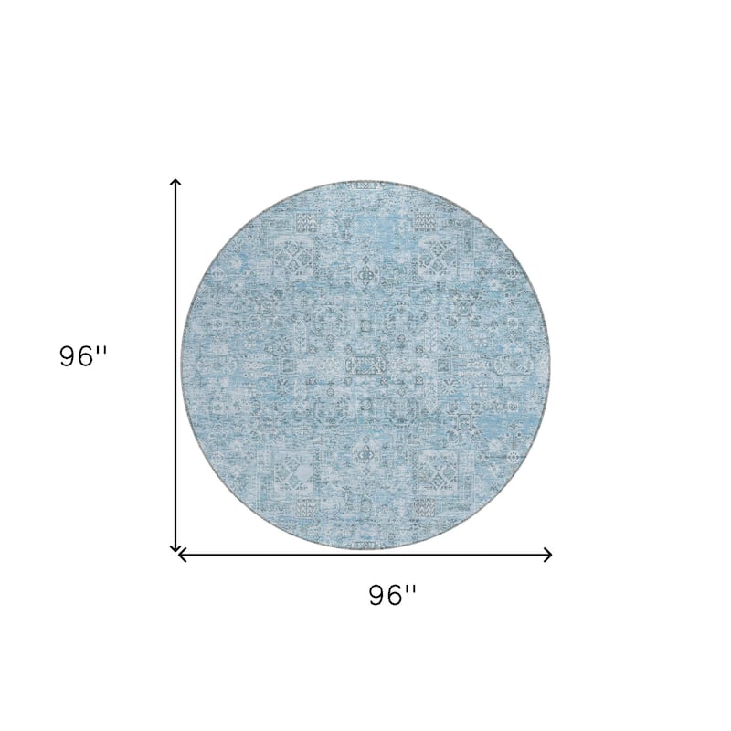 HomeRoots Floral Transitional Rectangle Outdoor Rug