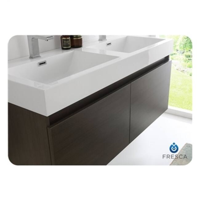 Fresca Mezzo 47-3/8" Wall Mounted / Floating MDF Vanity