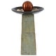 preview thumbnail 6 of 7, Decorative Orb Slate Outdoor Water Fountain - 38"
