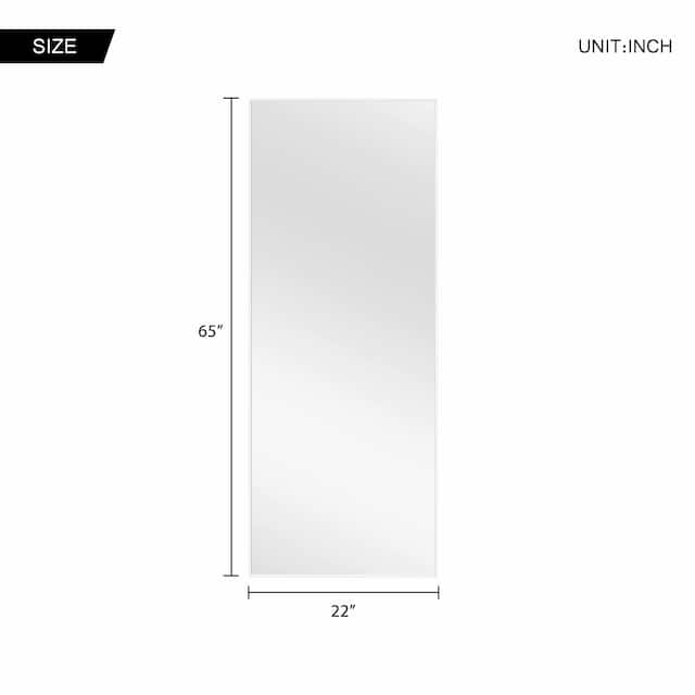 Modern Freestanding Full Length Floor Mirror