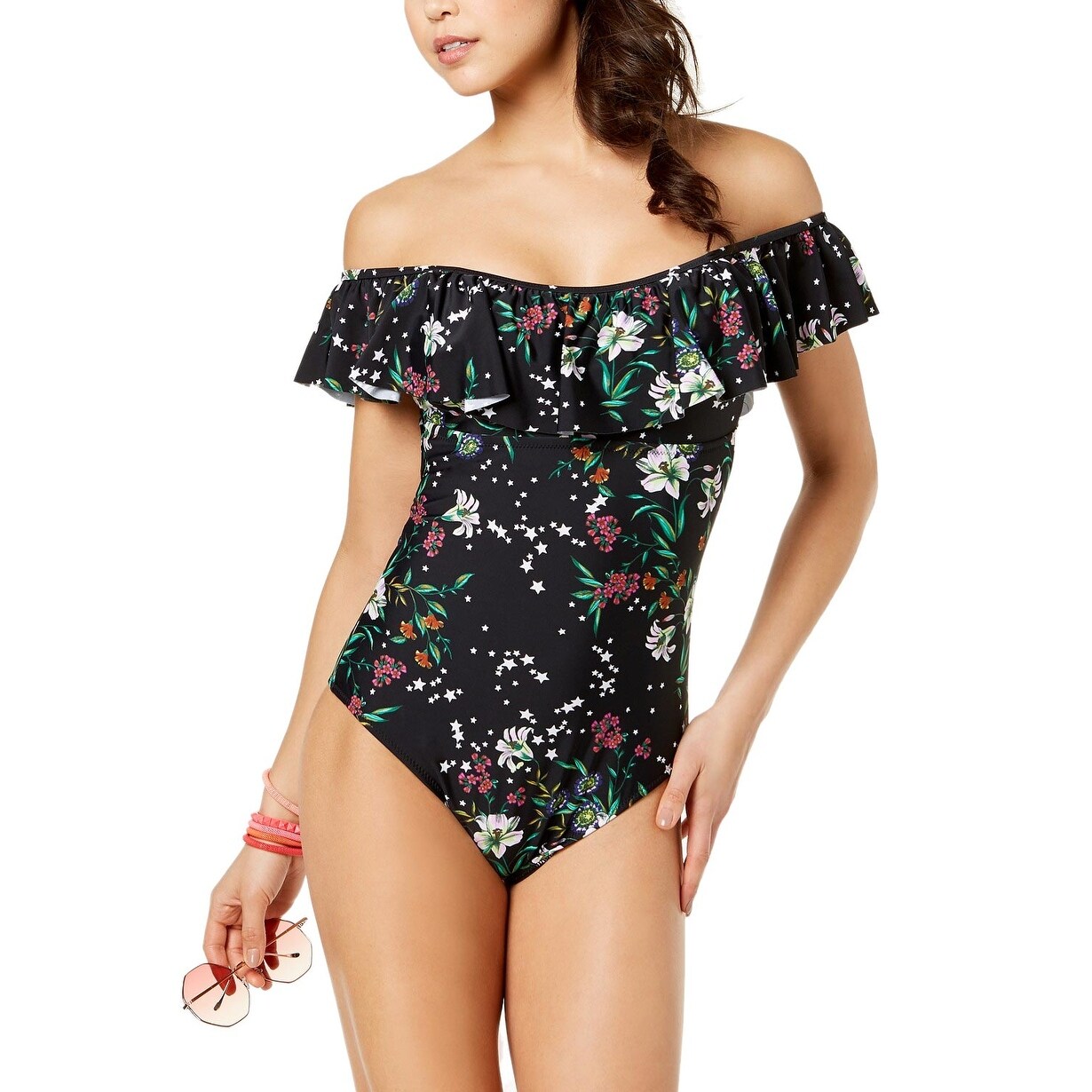 Shop Raisins Womens Stars Bloom Off The Shoulder Cheeky One