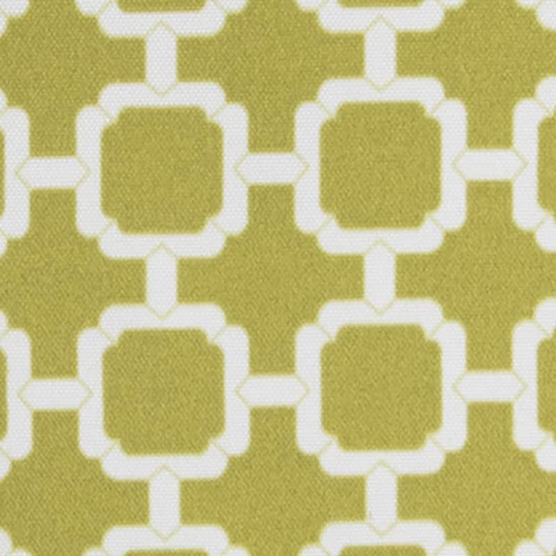Green Indoor/Outdoor Geometric Square Decorative Throw Pillow