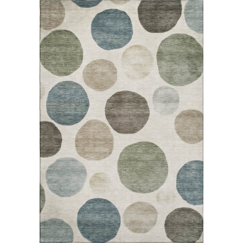 Premium Washable Super Soft Modern Bubbles Mayfield Rug
