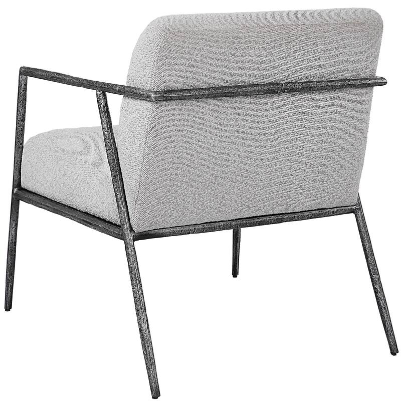 Uttermost Brisbane Light Grey Accent Chair