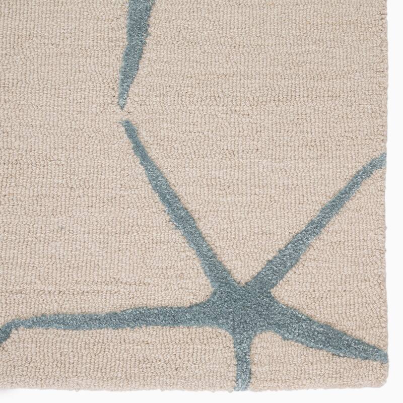 Porch & Den Flotoma Handmade Starfish Area Rug
