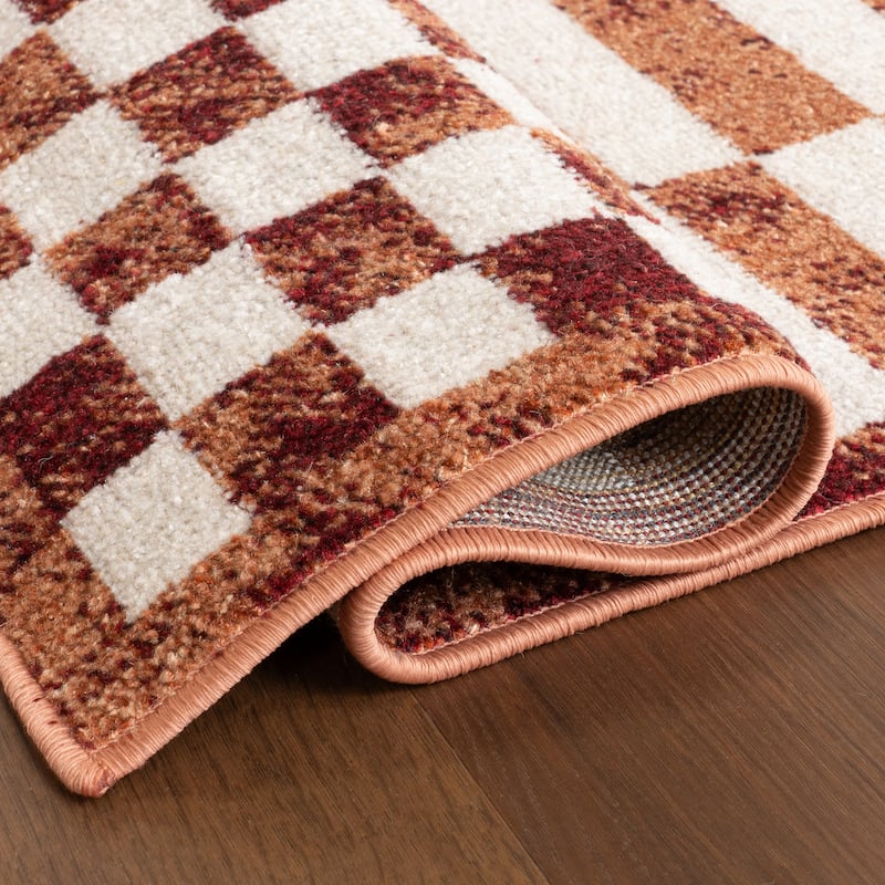 Nuloom Nikita SpinClean Faded Geometric Machine Washable Area Rug