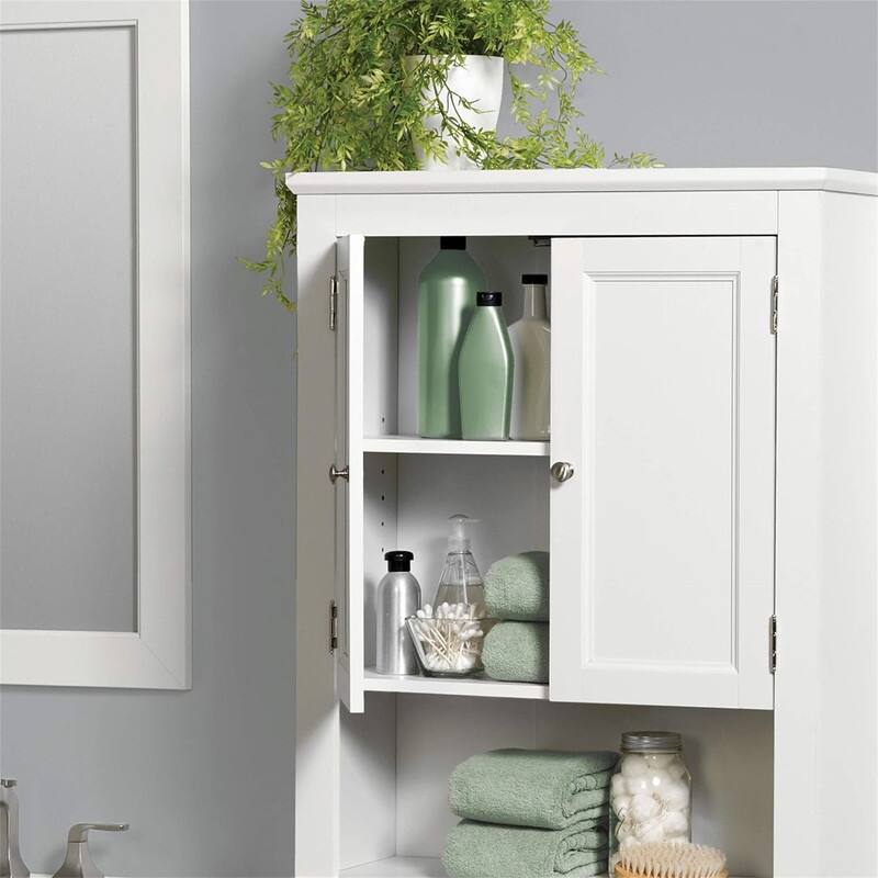 Over The Toilet Storage - 10"D x 27.01"W x 68.6"H