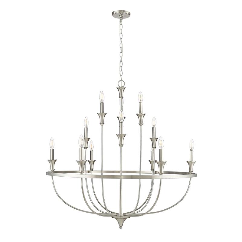 Millennium Lighting Kandor 5/8 Chandelier Ceiling Light - Vintage Brass - 8 Lights