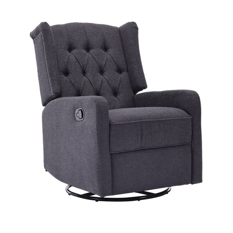 360 Degree Swivel Nursery Rocking Chair