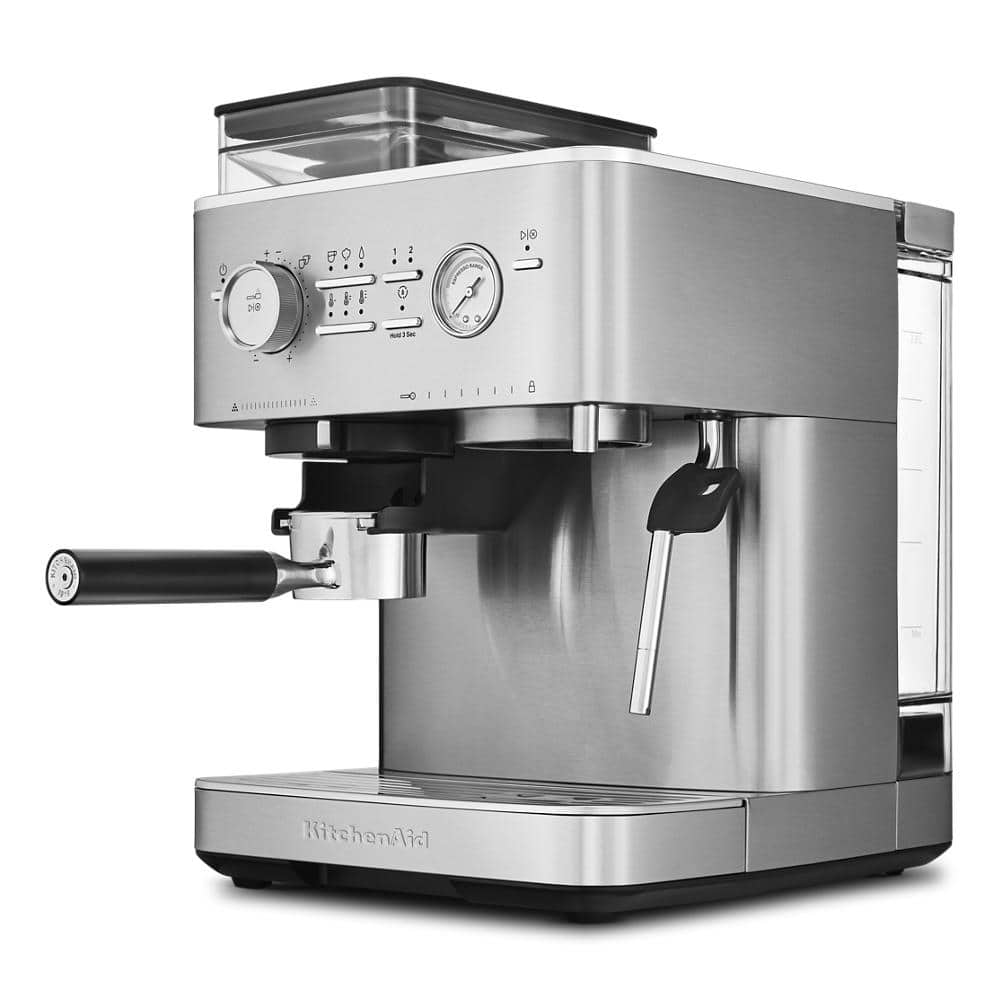 KitchenAid Semi Automatic Espresso Machine with Burr Grinder, KES6551