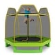 preview thumbnail 1 of 8, Costway 7FT Kids Trampoline Outdoor Indoor Recreational Bounce Jumper - See Details Yellow - See Details - Kids