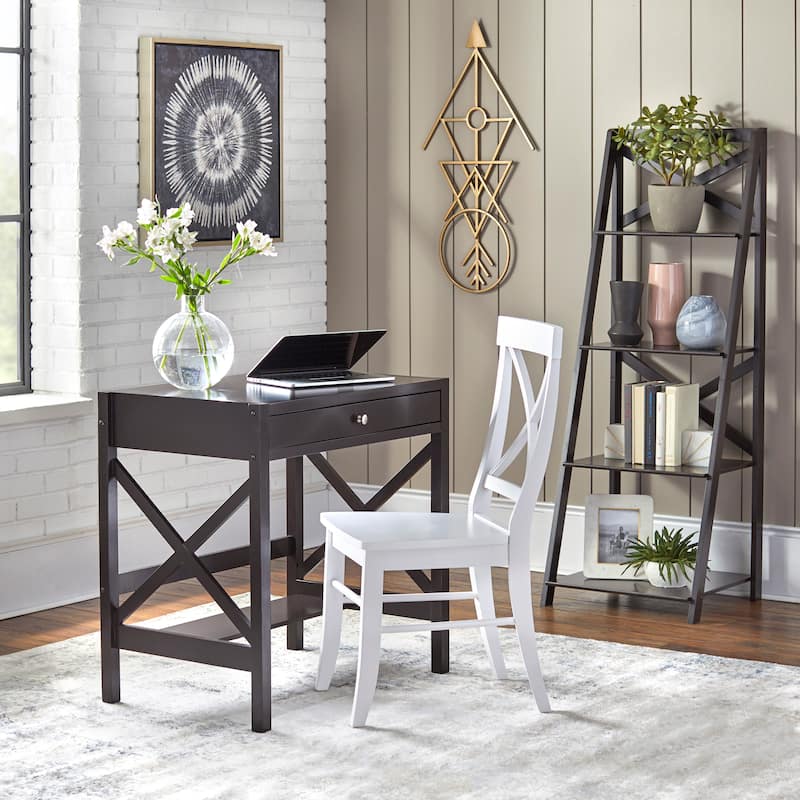 Simple Living XFrame Farmhouse Wood Desk Bed Bath & Beyond 9199805