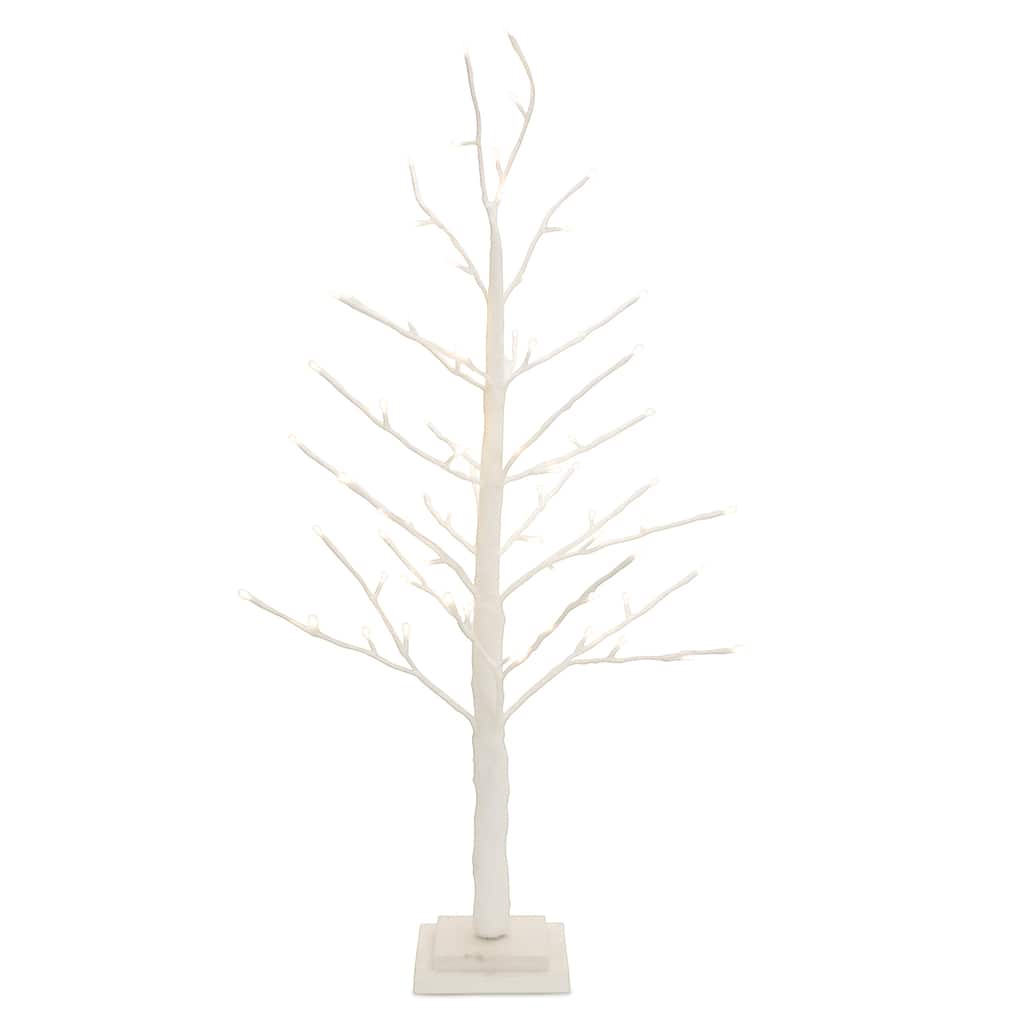 LED Glittered Twig Tree 36"H
