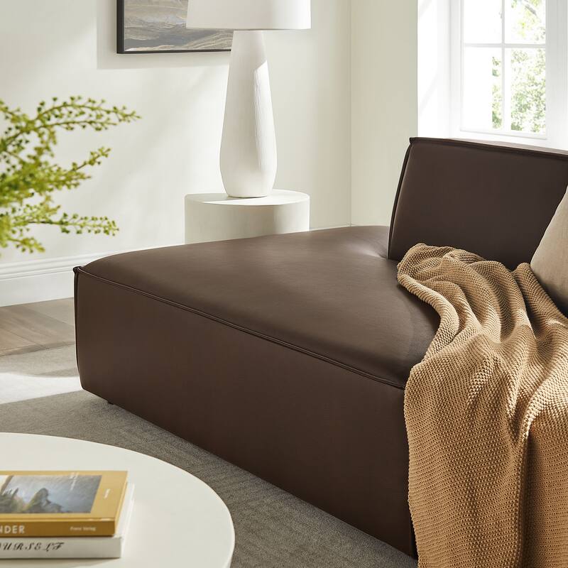 Restore 2-Piece Vegan Leather Modular Loveseat